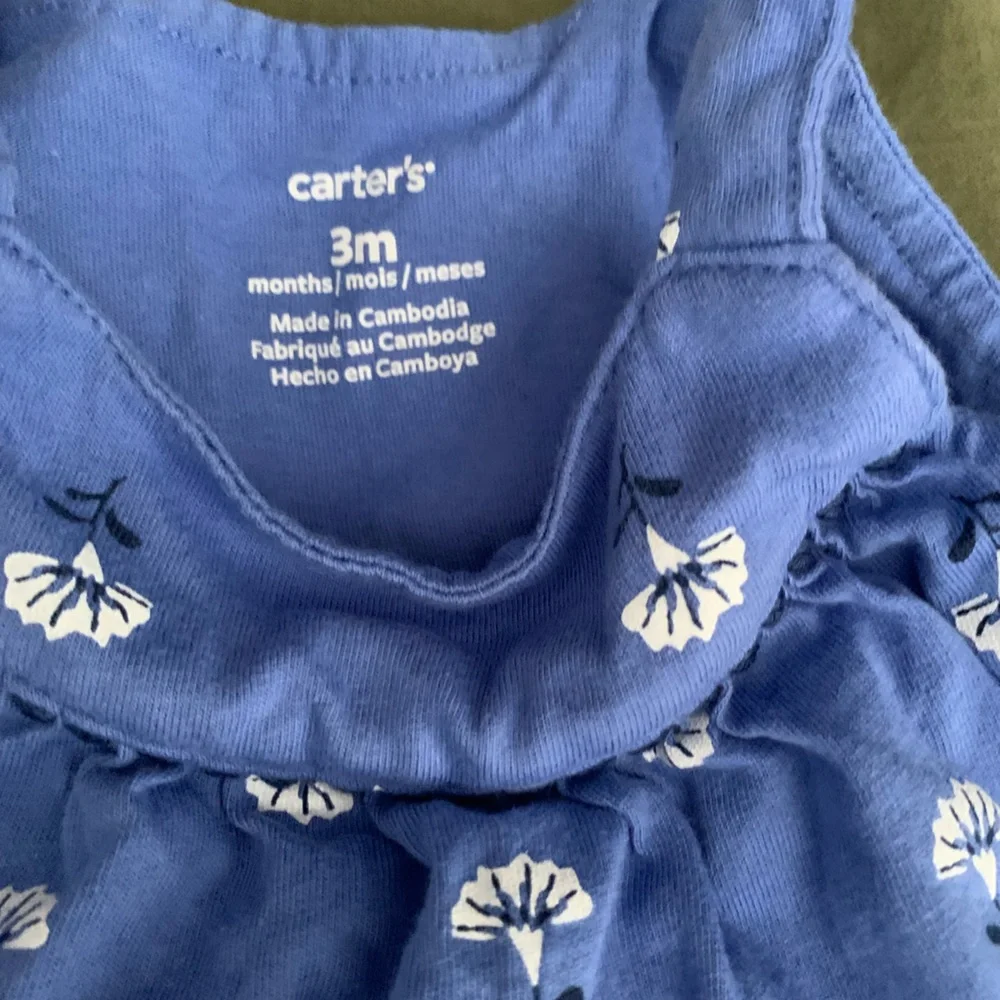 Nicole Miller Blue and Carter’s Infant girl Summer bundle